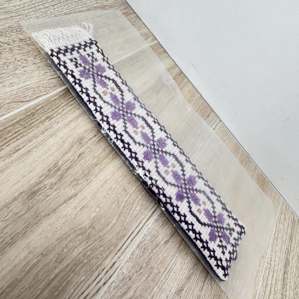 Embroidery‎ Bookmark With Tassel Cute Book Handmade Gift